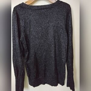 Shimmering Black Sweater